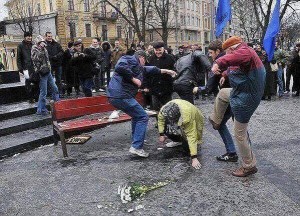 Linchamientos en Ucrania