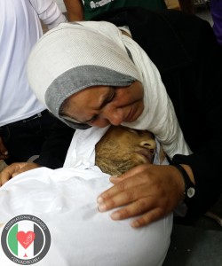 Madre de Mártir Amjad Zaher Hamdan