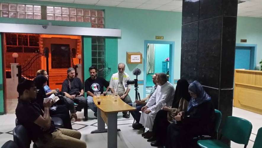 ESCUDOS HUMANOS en AL WAFA  O CUANDO los HOSPITALES son OBJETIVOS MILITARES