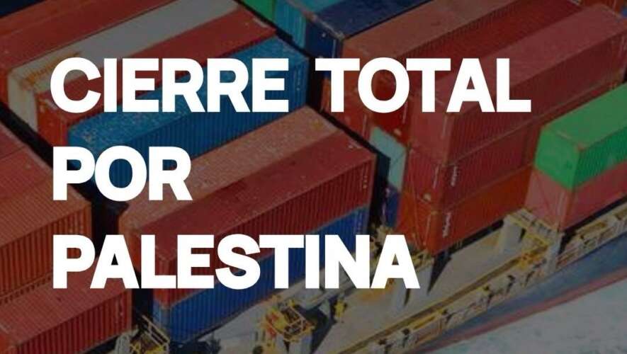30 de octubre Por Palestina: Huelga internacional en más de 100 puertos contra el tráfico de armas y la militarización